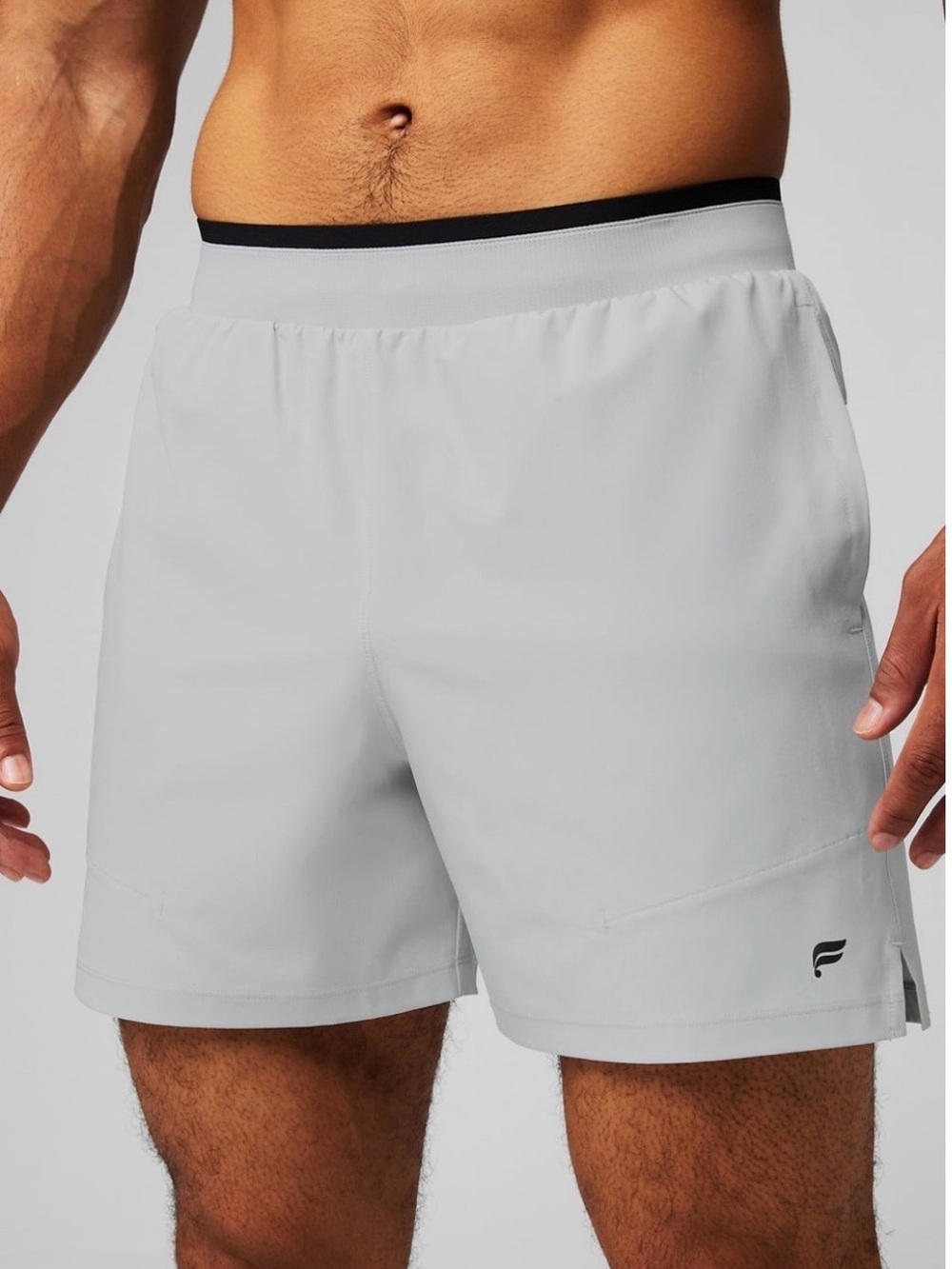 Fabletics The Fundamental Short II Lined 5in Men’s Size Small Mineral Grey